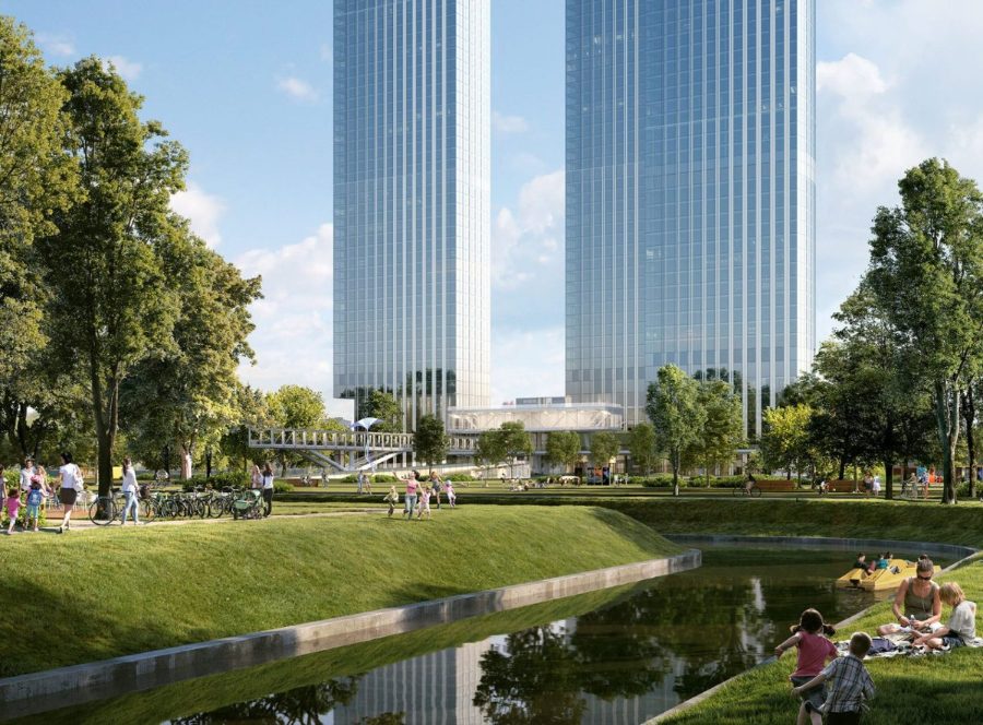 Установка световодов в ЖК Capital Towers, г. Москва